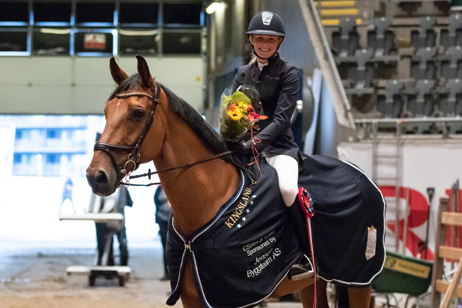En veldig glad vinner